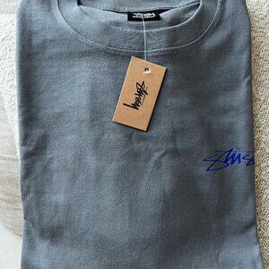 Stussy Basic Tee Gray Medium NWT